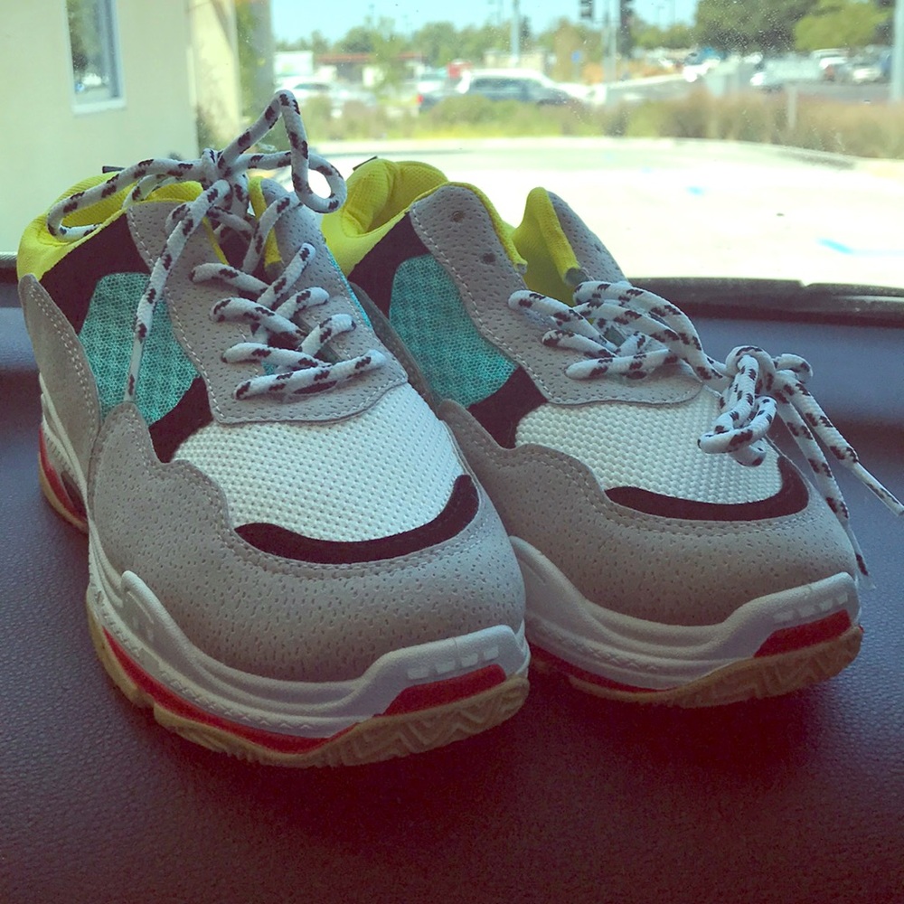Multi color sneakers
